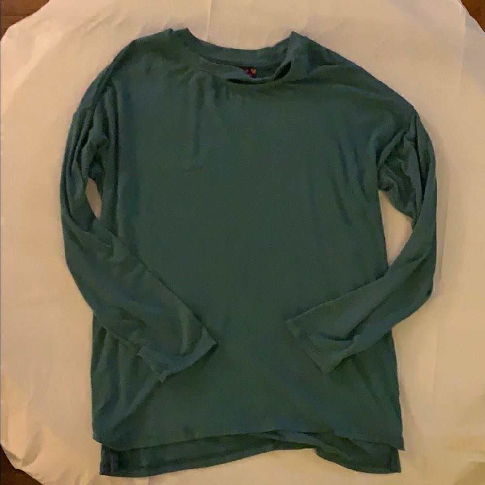 NWOT Green Long sleeve shirt. Size 12